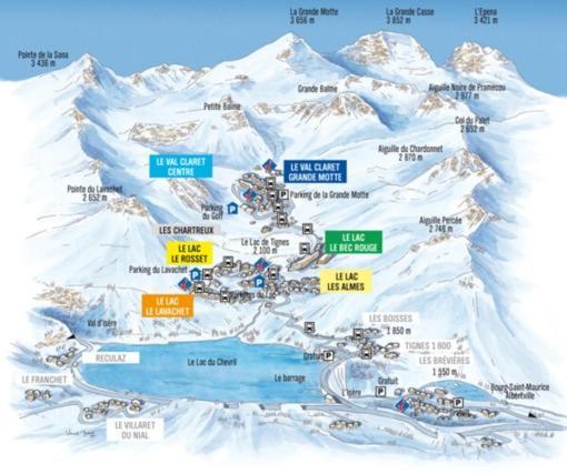Charmant Studio Aux Pieds Des Pistes Vue Sur La Montagne Tignes Bagian luar foto